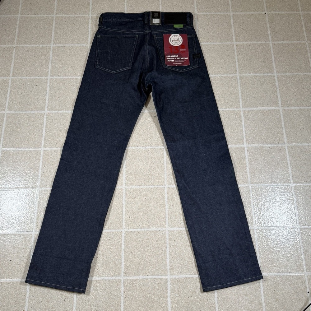 G-Star RAW Type 49 13oz Japanese Selvedge Jeans 28x32 NWT Raw Denim